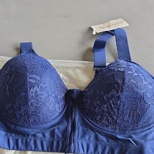 Royal Blue Lace Bra